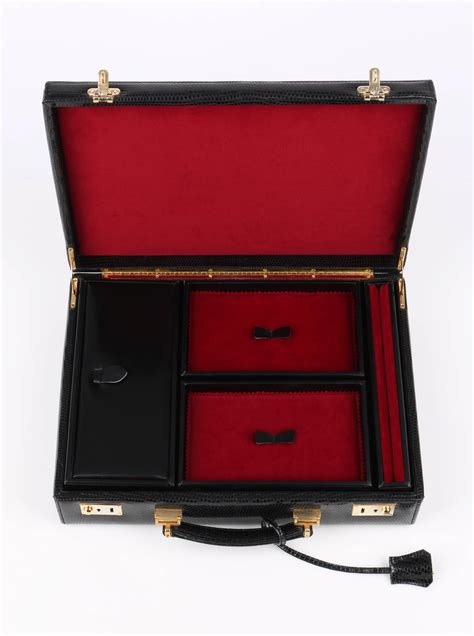 vintage gucci jewelry case|sundance jewelry travel case.